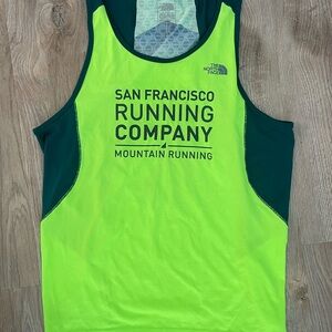 The North Face Neon Green Running Tank